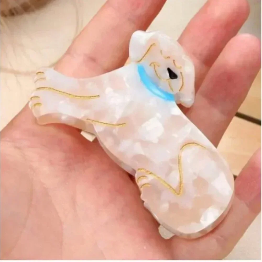 ⭐️❤️FREE Labrador Lab Dog Puppy Girly Trendy Golden Retriever Hip Hair Claw Clip